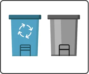 Trash Cans & Recycling Bins