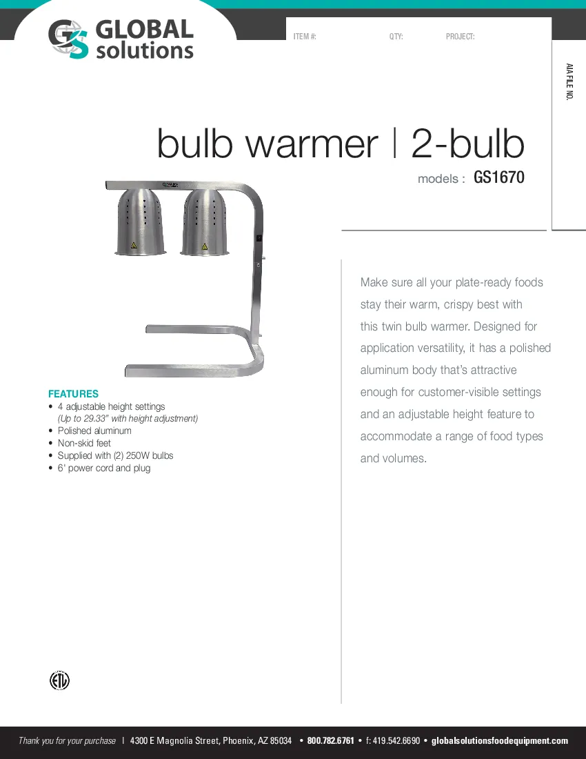 global-solutions-gs1670-warmer-specsheet-260222mm9q1f.pdf