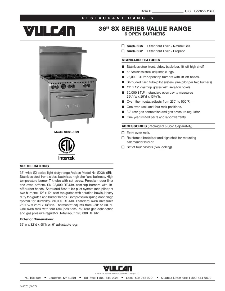 vulcan-sx36-6bp-range-36-restaurant-gas-specsheet-260222hmwrcq.pdf