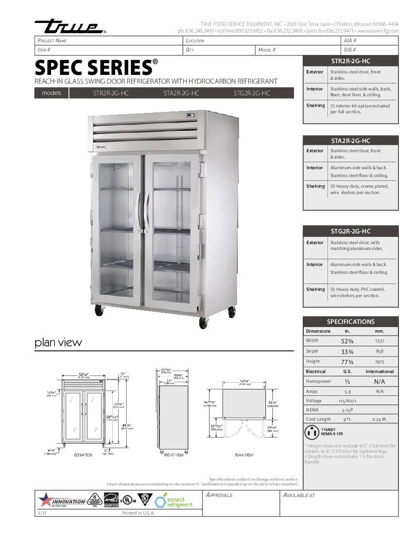 true-manufacturing-stg2r-2g-hc-refrigerator-reach-in-specsheet-260224wicm4t.pdf