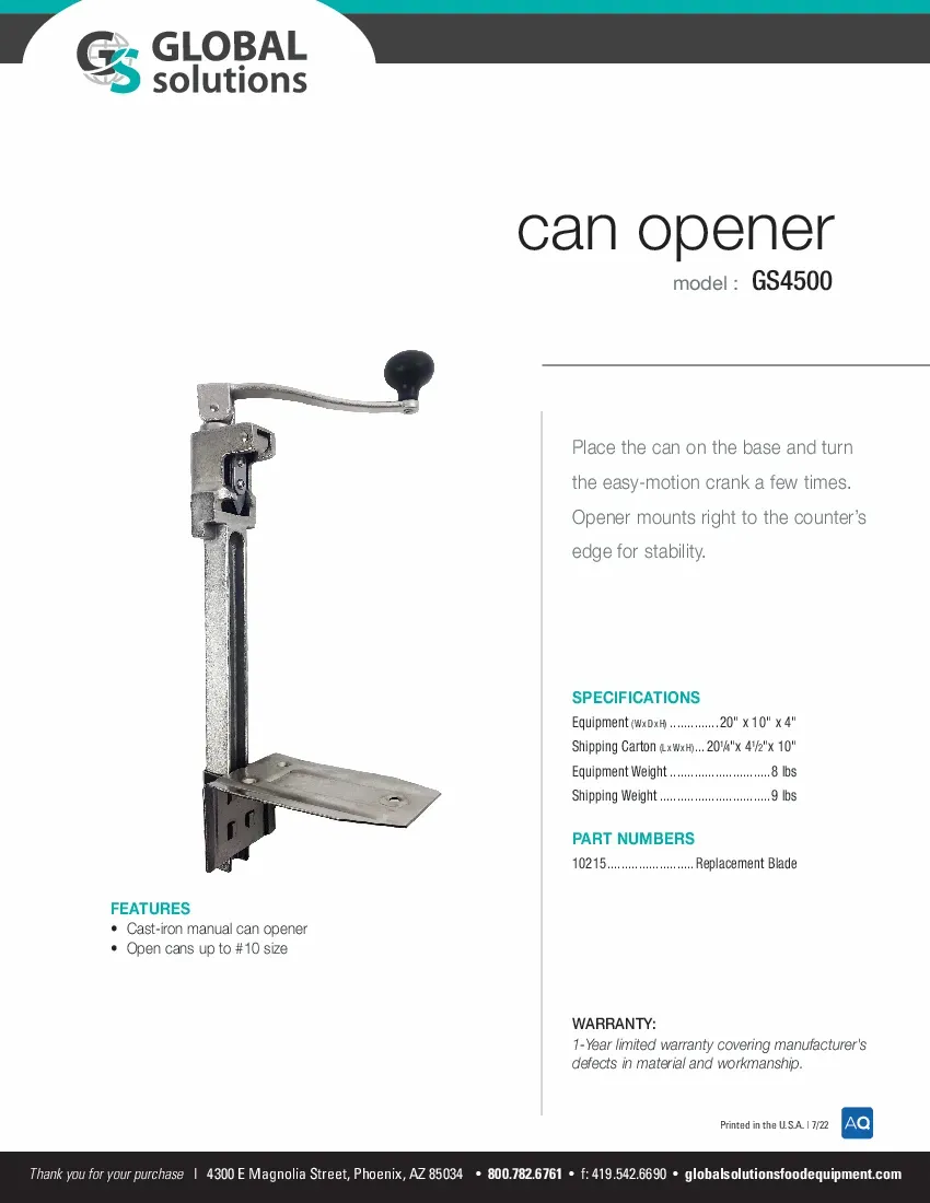 global-solutions-gs4500-can-opener-specsheet-2602220iw0bt.pdf