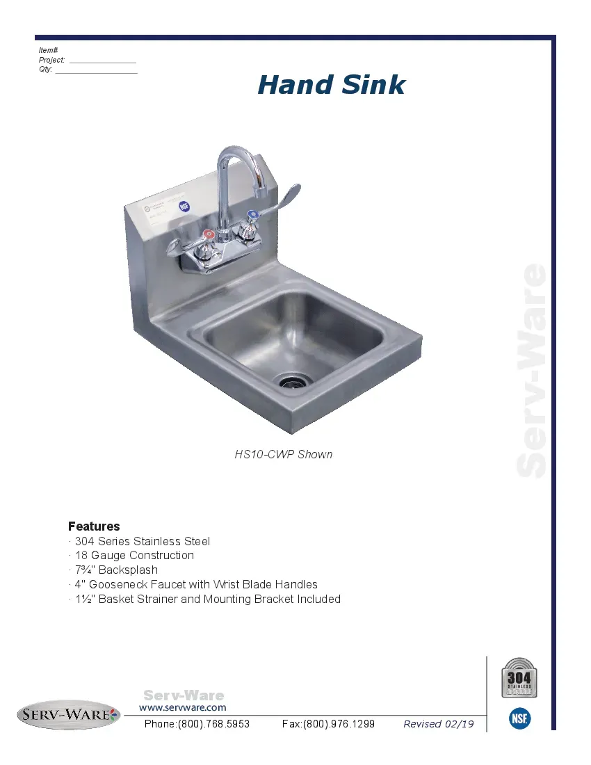 serv-ware-hs15-cwp-ss-sink-splash-specsheet-260222lz05xh.pdf