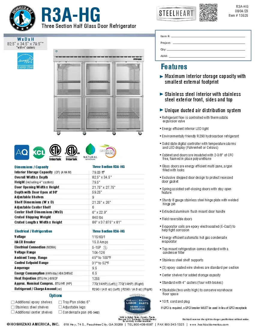 hoshizaki-r3a-hg-refrigerator-reach-in-specsheet-2602229z0j3a.pdf