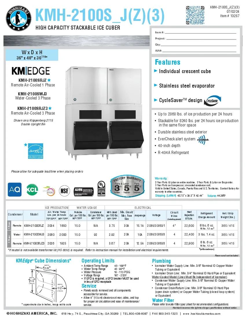 hoshizaki-kmh-2100swj3-ice-maker-cube-style-specsheet-260222ud6sh5.pdf