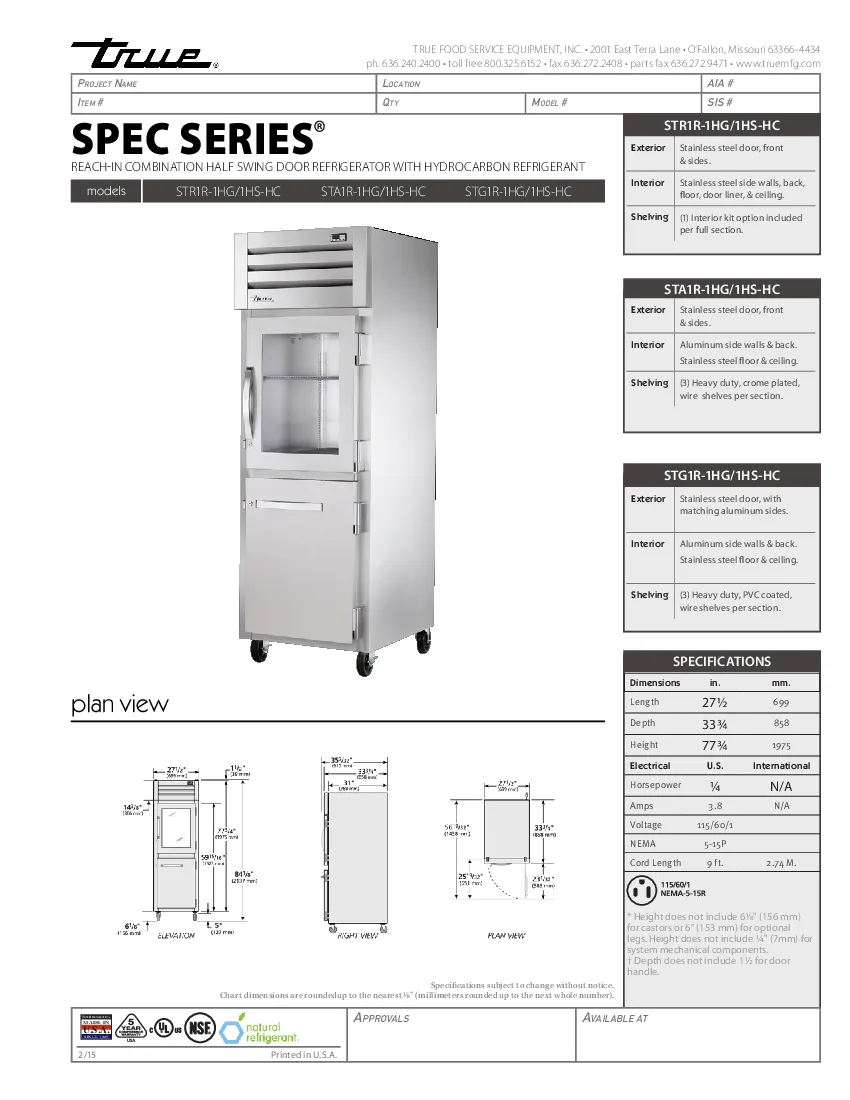 true-manufacturing-str1r-1hg-1hs-hc-refrigerator-reach-in-specsheet-2602243leowo.pdf