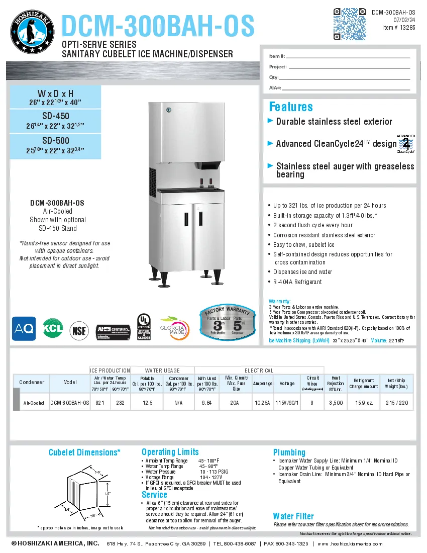 hoshizaki-dcm-300bah-os-ice-maker-dispenser-nugget-style-specsheet-260222t9rbs7.pdf