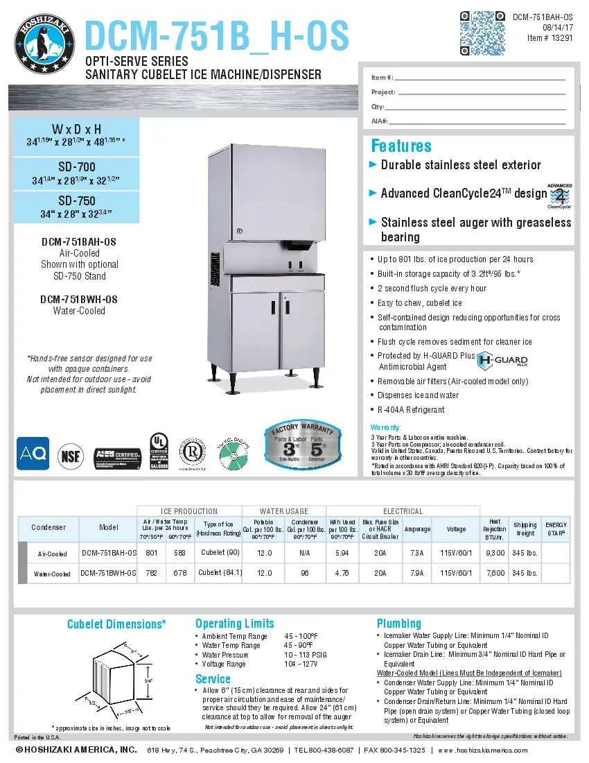 hoshizaki-dcm-751bwh-os-ice-maker-dispenser-nugget-style-specsheet-260222wrv2r8.pdf