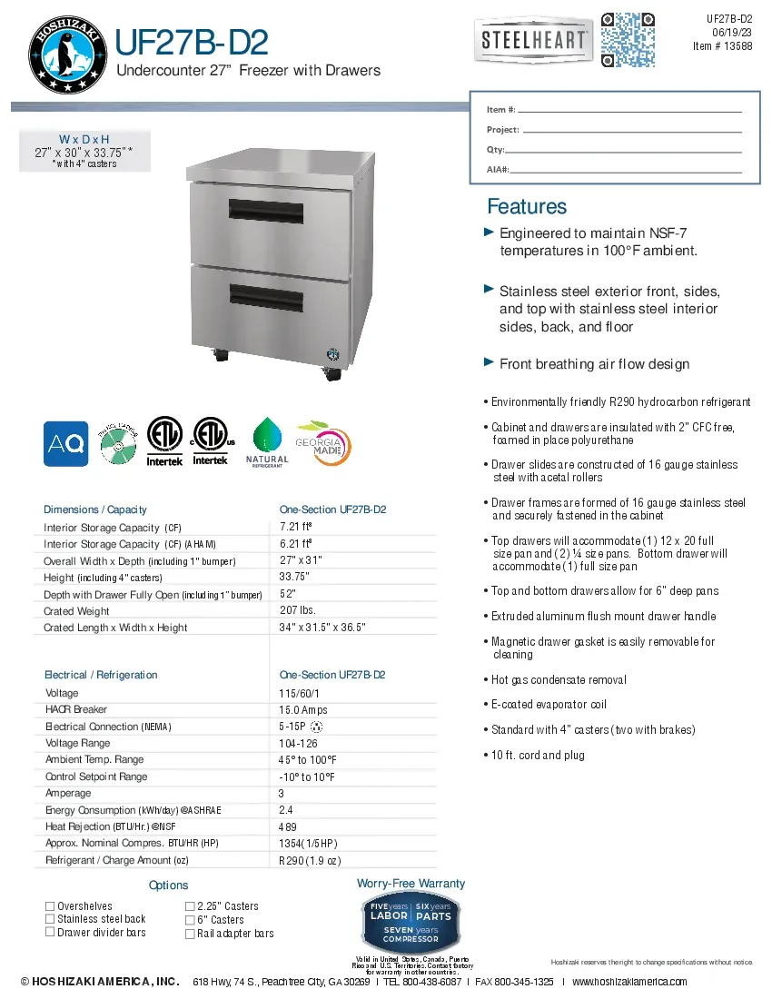 hoshizaki-uf27b-d2-freezer-undercounter-reach-in-specsheet-260222oya9ip.pdf