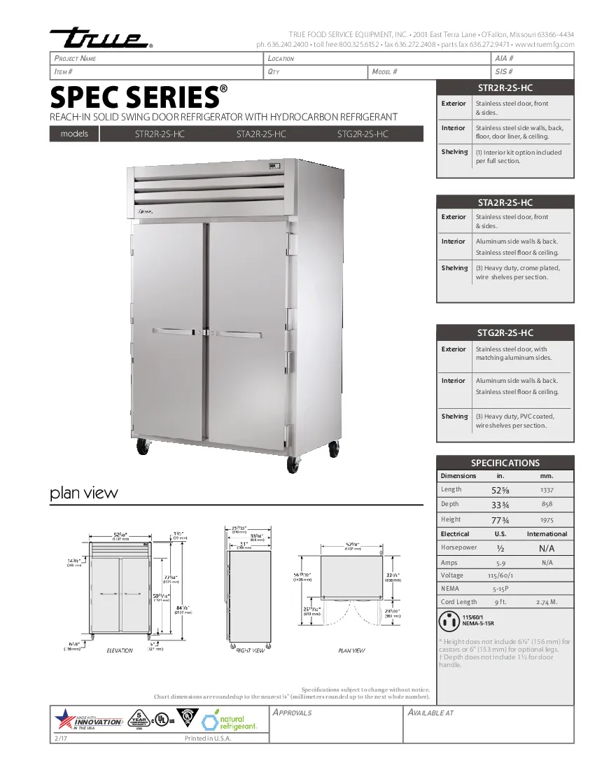 true-manufacturing-str2r-2s-hc-refrigerator-reach-in-specsheet-260224im99zs.pdf