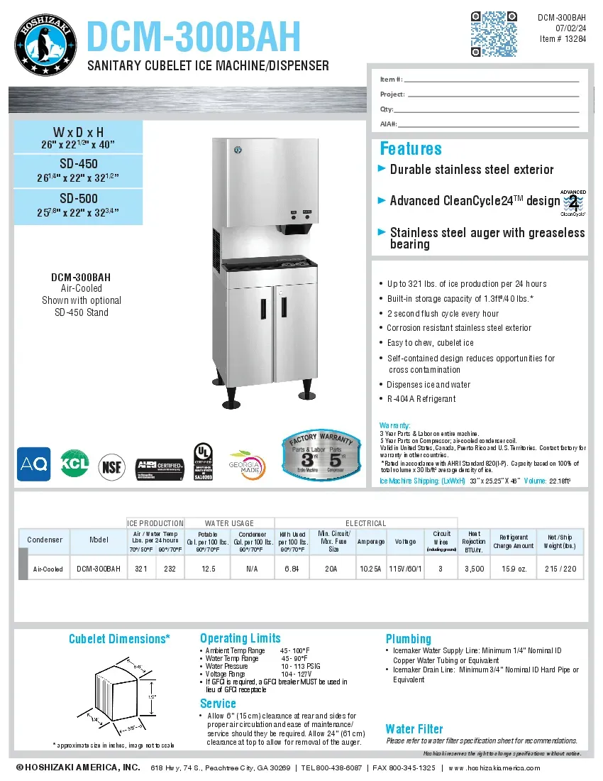 hoshizaki-dcm-300bah-ice-maker-dispenser-nugget-style-specsheet-260222u59v44.pdf