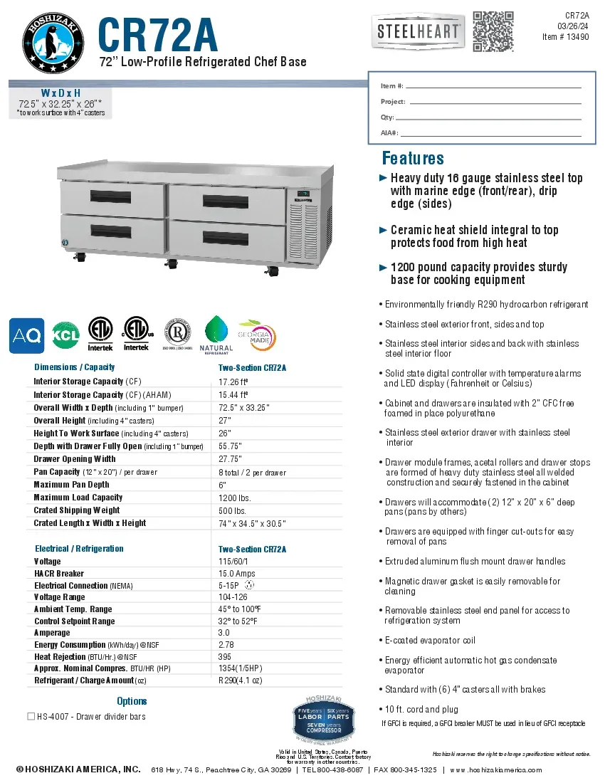 hoshizaki-cr72a-equipment-stand-refrigerated-base-specsheet-260222re93pf.pdf