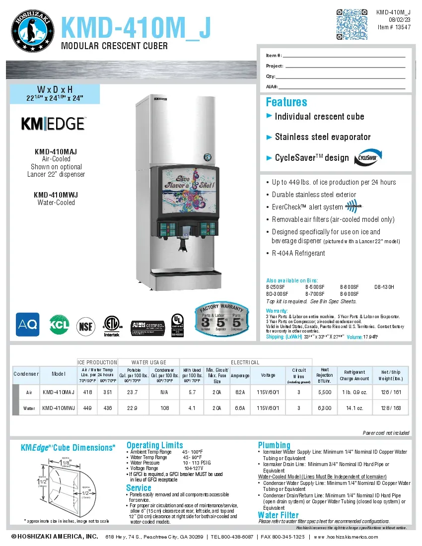 hoshizaki-kmd-410mwj-ice-maker-cube-style-specsheet-260222f6ksfr.pdf