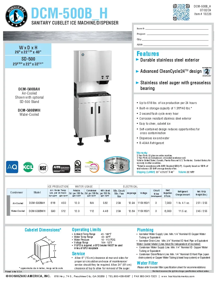 hoshizaki-dcm-500bah-ice-maker-dispenser-nugget-style-specsheet-2602224t5mpx.pdf