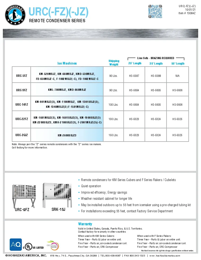 hoshizaki-urc-22fz-remote-condenser-unit-specsheet-260222j3hsv0.pdf