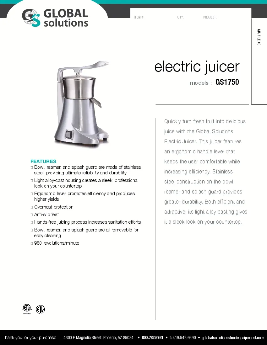 global-solutions-gs1750-electric-juicer-specsheet-2602225ts1i7.pdf