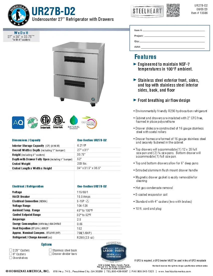 hoshizaki-ur27b-d2-refrigerator-undercounter-reach-in-specsheet-260222ankcl9.pdf