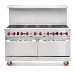 American Range , AR-10, Range, 60" Restaurant, Gas