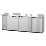 Hoshizaki , BB95-S, Bar Refrigerator, 3 Swinging Glass Doors
