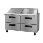 Hoshizaki SR60B-24MD4, Refrigerated Counter, Mega Top Sandwich / Salad Unit