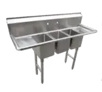 Serv-Ware CS3CWP1410L12, Sink, (3) Three Compartment