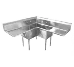 Serv-Ware E3CWP18182-18-C, Sink, Corner, Compartment
