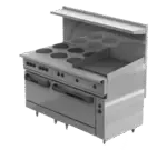 Vulcan EV60SS-6FP24G208, Range, 60" Restaurant, Electric